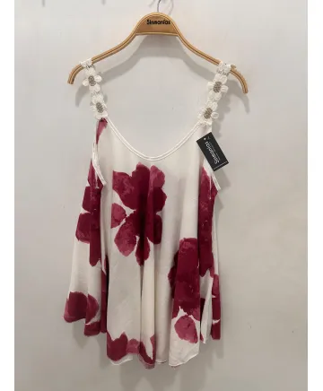 Top capa Floretas - Tops