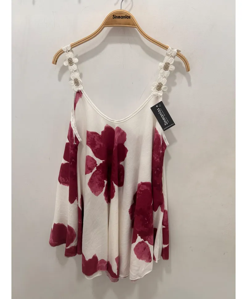 Top capa Floretas - Tops