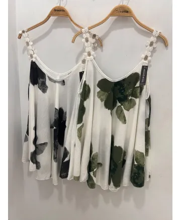 Top capa Floretas - Tops