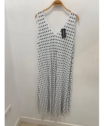 Vestido capa Lunares - Vestidos Tallas Grandes