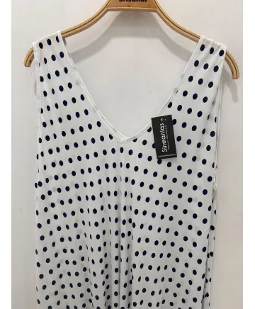 Vestido capa Lunares - Vestidos Tallas Grandes