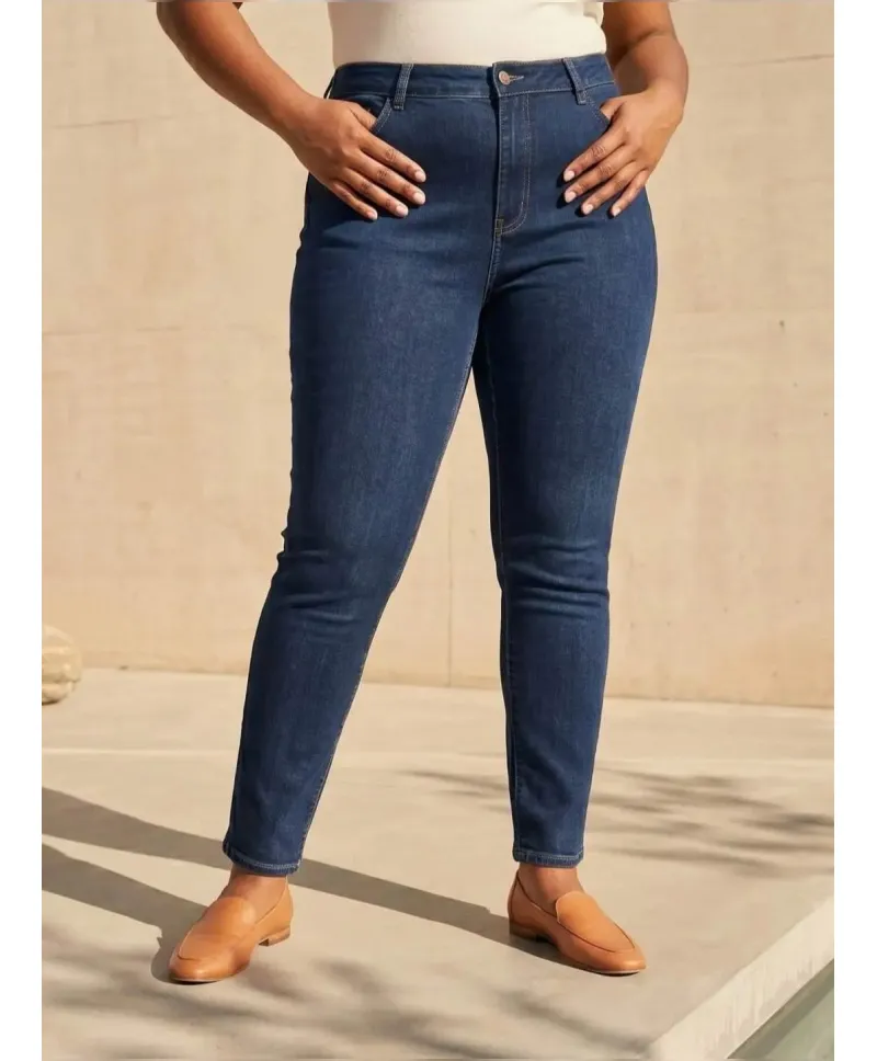Pantalón Tejano Basic - Jeans Tallas Grandes