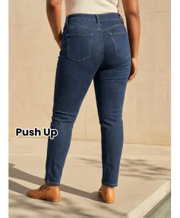 Pantalón Tejano Basic - Jeans Tallas Grandes
