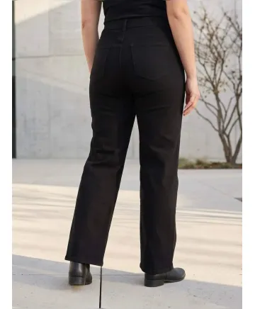 Pantalón black Wide leg - Jeans Tallas Grandes