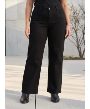 Pantalón black Wide leg - Jeans Tallas Grandes