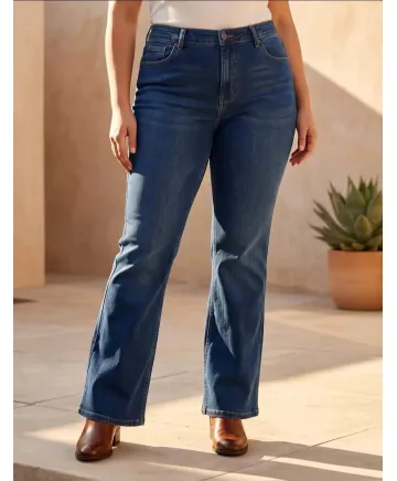 Pantalón tejano Bell - Ropa tallas grandes mujer moderna