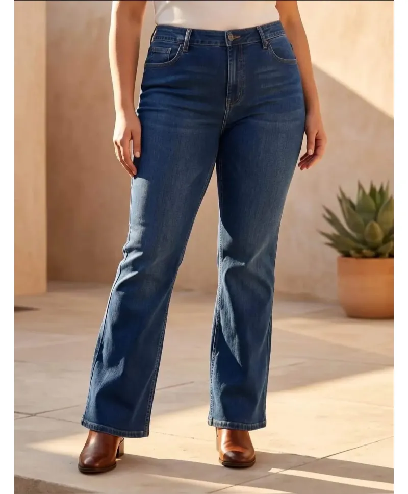 Pantalón tejano Bell - Ropa tallas grandes mujer moderna