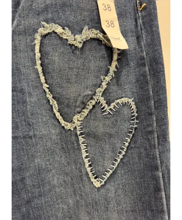 Pantalón Wide leg Love - Ropa tallas grandes mujer moderna