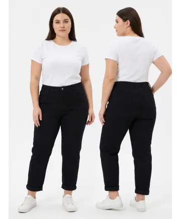 Pantalon negro Mon Fit - Jeans Tallas Grandes