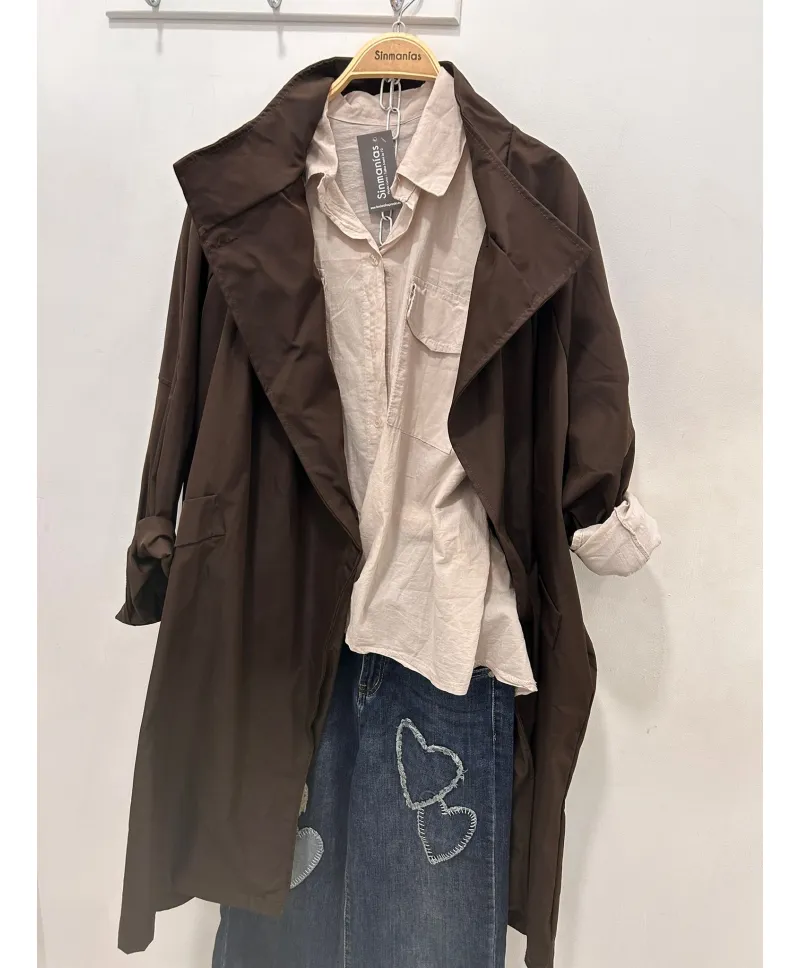 Parka larga Capa - Parka talla grande