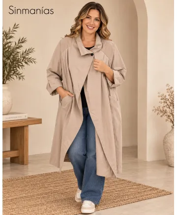 Parka larga Capa - Parka talla grande