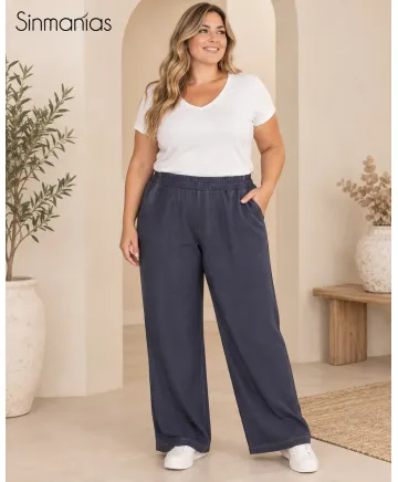 Pantalón ancho Lua - Pantalones Tallas Grandes