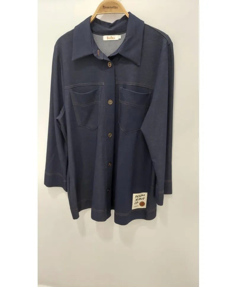 Chaqueta botones Lua - Ropa tallas grandes mujer moderna