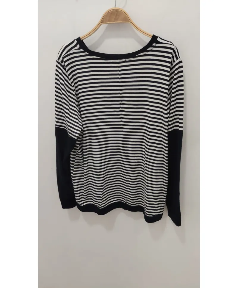 Camiseta rayas Amatista - Camisetas y Tops Tallas Grandes