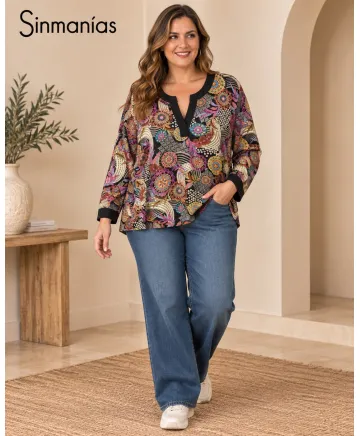 Camiseta radiante Zoe - Camisetas y Tops Tallas Grandes