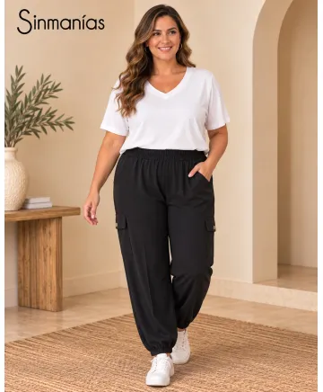 Pantalón bombacho Elvira - Pantalones Tallas Grandes