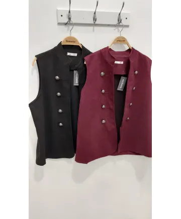 Chaleco antelina Militar - Chalecos Tallas Grandes