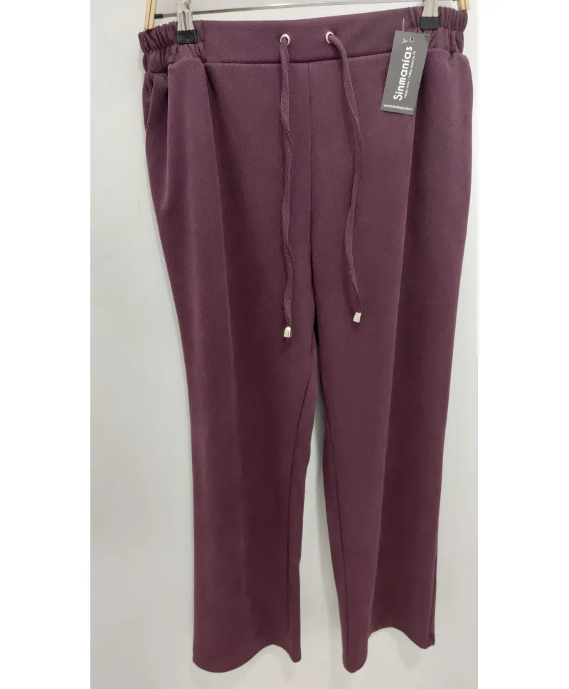 Pantalón morado Safor - Pantalones Tallas Grandes