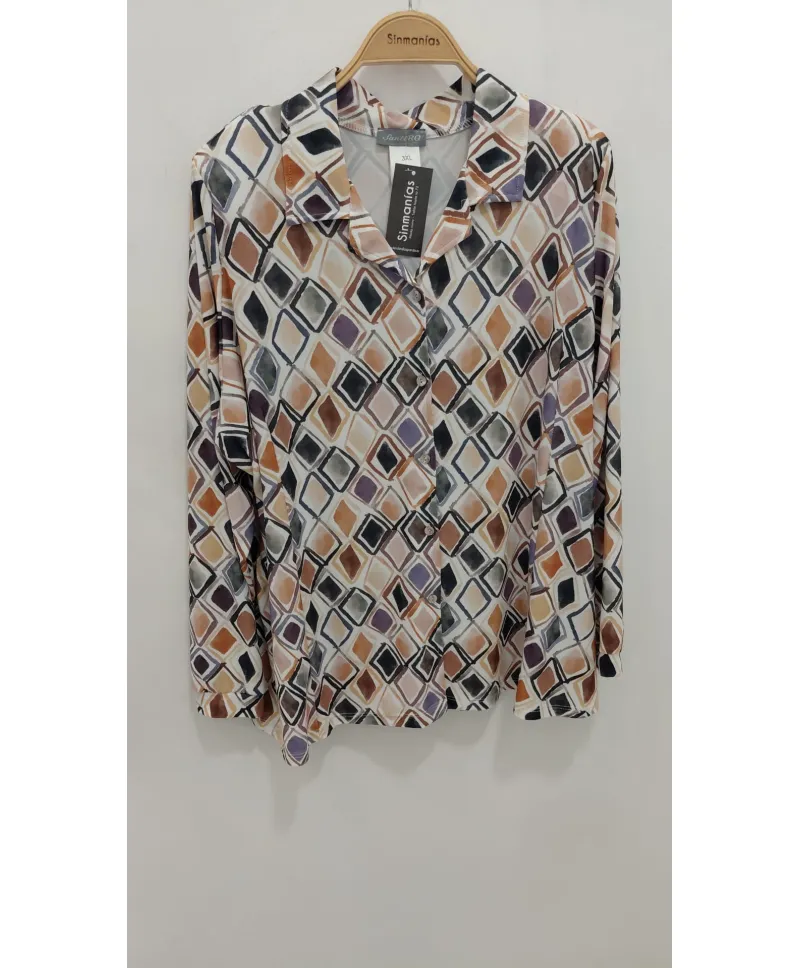 Blusa punto Inma - Blusas Tallas Grandes