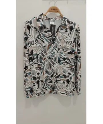 Blusa bolsillos Isabel - Blusas Tallas Grandes