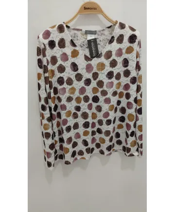 Camiseta pico Belén - Camisetas y Tops Tallas Grandes