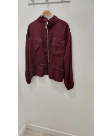 Chaqueta cremallera Satin - Chaquetas Tallas Grandes