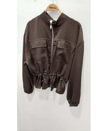 Chaqueta cremallera Satin - Chaquetas Tallas Grandes