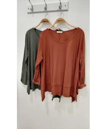Camiseta  algodón Capa - Camisetas y Tops Tallas Grandes