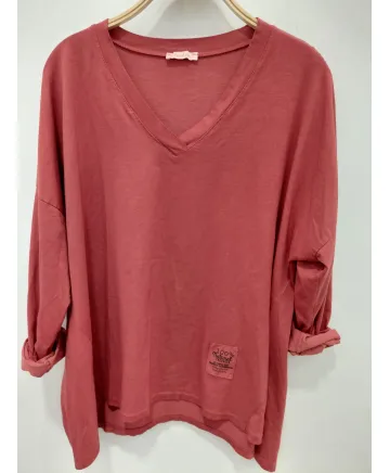 Camiseta básica Natural - Camisetas y Tops Tallas Grandes