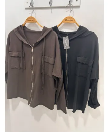 Chaqueta punto Capucha - Chaquetas Tallas Grandes