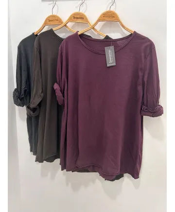 Camiseta lisa Basica - Camisetas y Tops Tallas Grandes