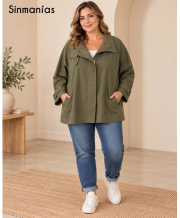 Parka over Casual - Chaquetas Tallas Grandes