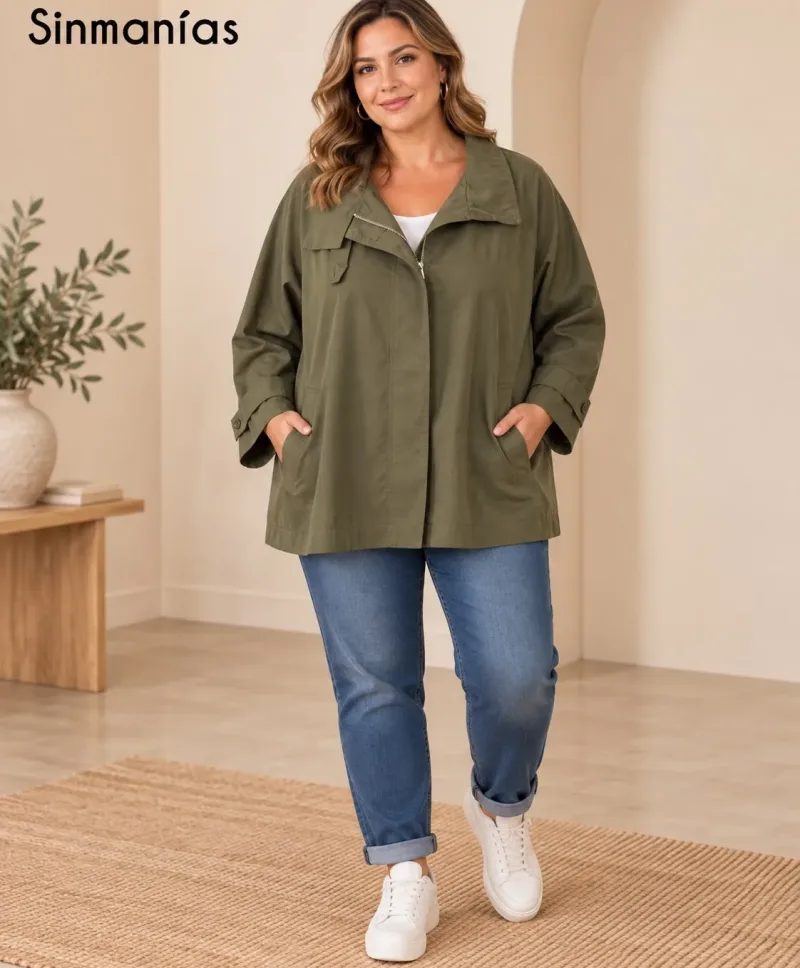 Parka over Casual - Chaquetas Tallas Grandes