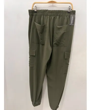 Pantalón verde Elvira - Pantalones Tallas Grandes