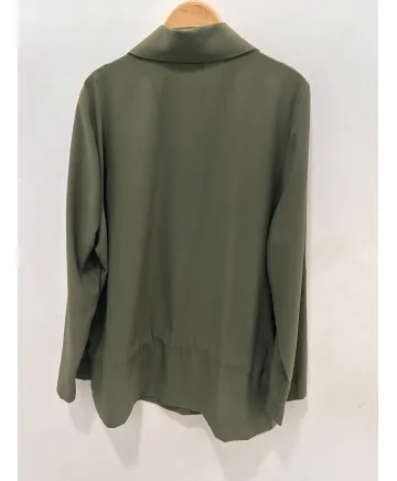 Camisa verde Angela - Ropa tallas grandes mujer moderna