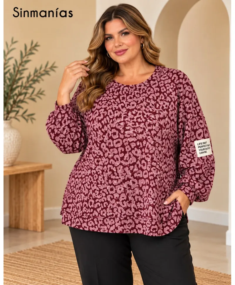 Sudadera animal Print - Sudaderas Tallas Grandes