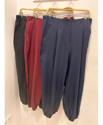 Pantalon pinzas Bombacho - Pantalones Tallas Grandes