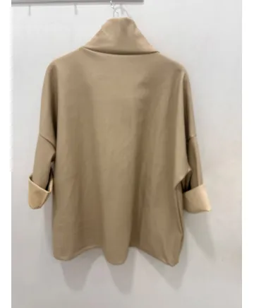 Chaqueta cremalleras Polipiel - Ropa tallas grandes mujer moderna