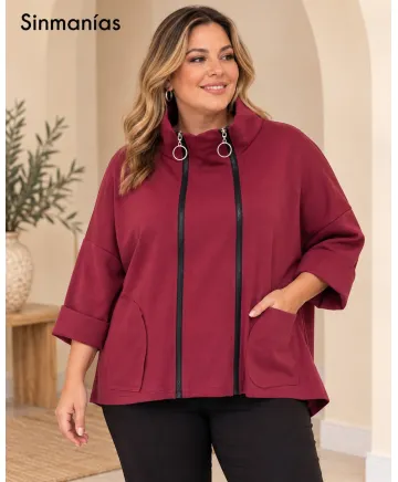 Chaqueta cremalleras Montero - Chaquetas Tallas Grandes