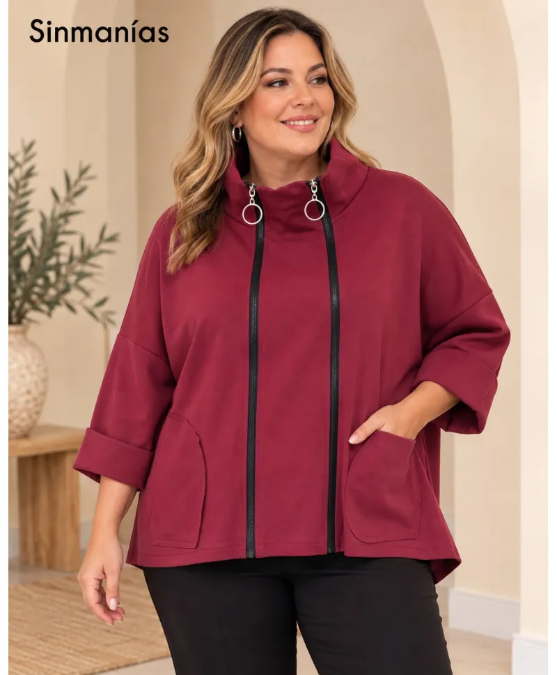Chaqueta cremalleras Montero - Chaquetas Tallas Grandes