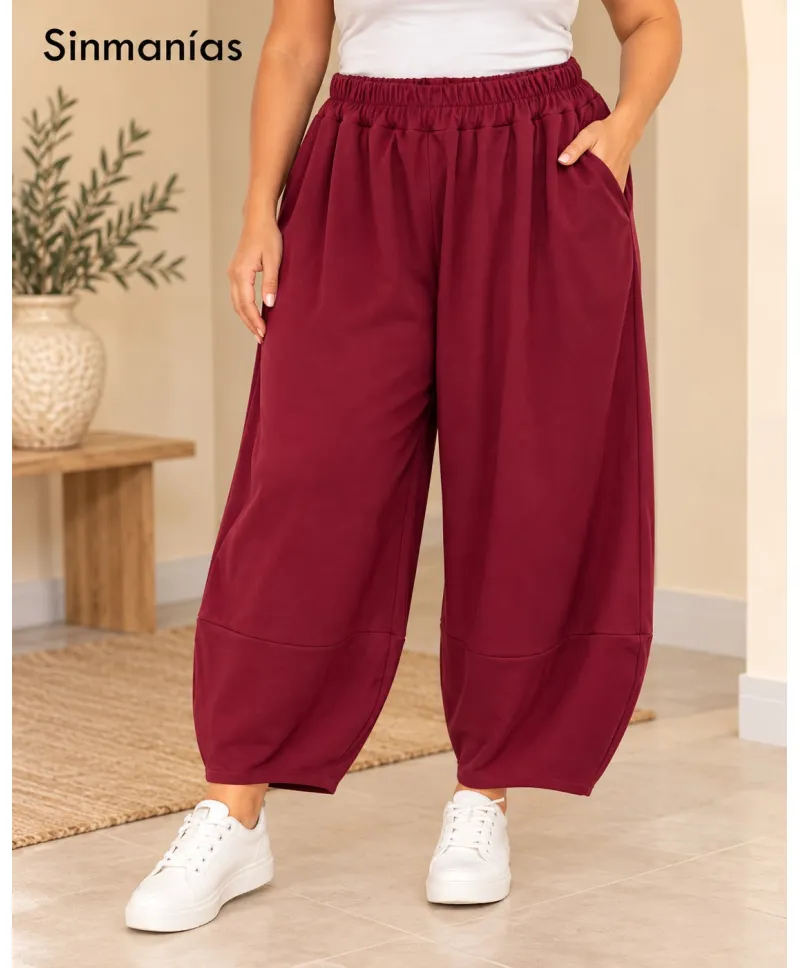 Pantalon goma Montero - Pantalones Tallas Grandes
