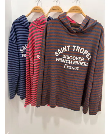 Camisata capucha Discover - Camisetas y Tops Tallas Grandes