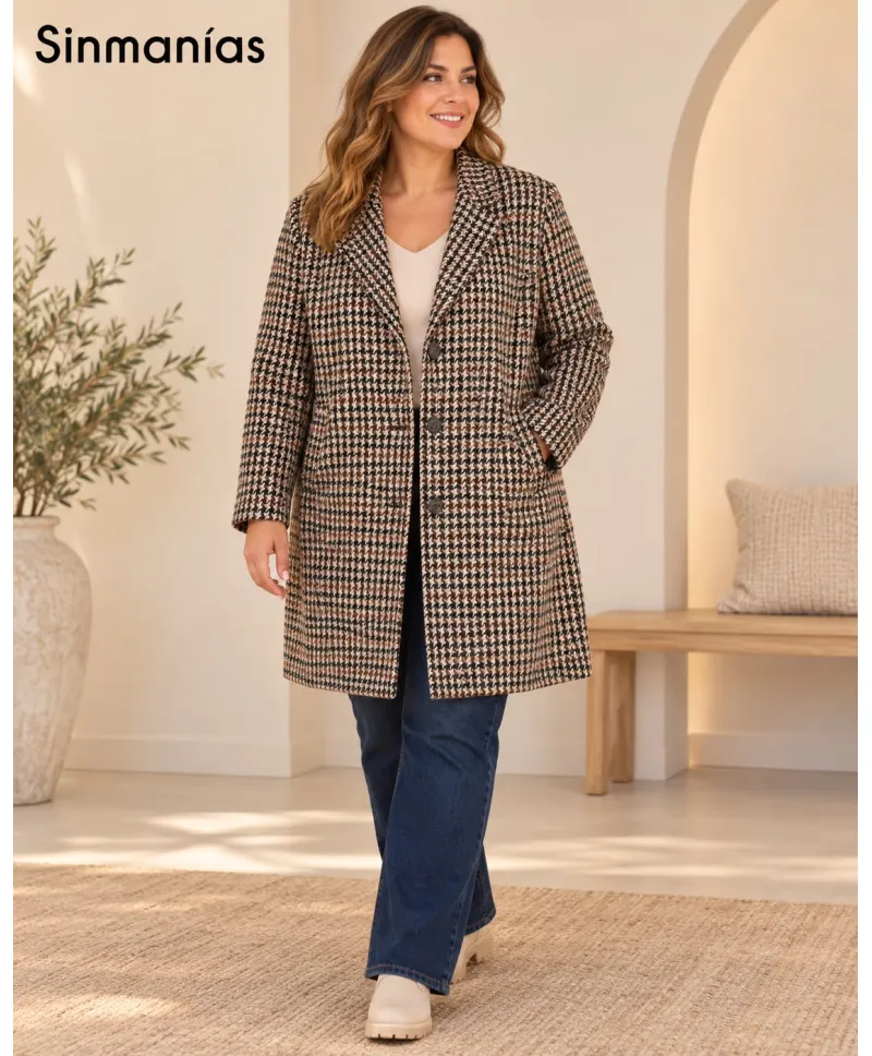 Abrigo colores Gallo - Abrigos y Parkas Talla Grande
