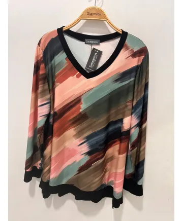 Camiseta pico Pinta - Camisetas y Tops Tallas Grandes