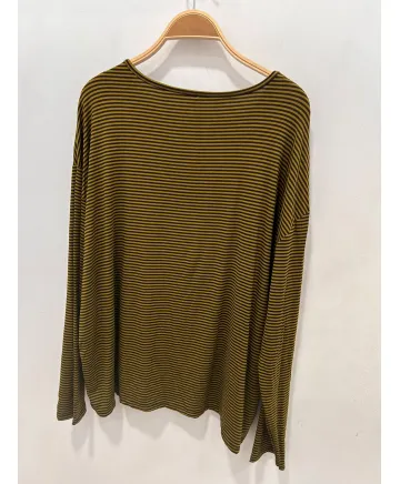 Camiseta basica Rayas - Ropa tallas grandes mujer moderna