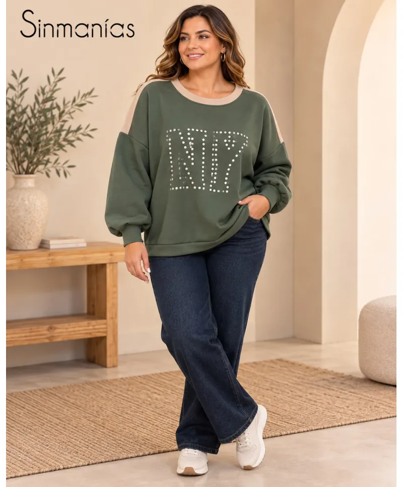 Sudadera  sport NY - Sudaderas Tallas Grandes