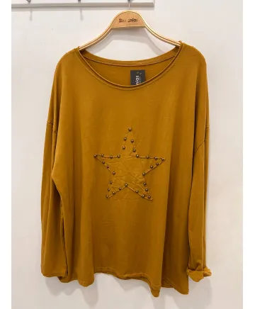 Camiseta big Star - Ropa tallas grandes mujer moderna