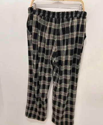 Pantalón cuadros Nervio - Ropa tallas grandes mujer moderna