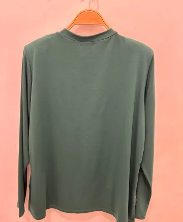 Camiseta estampada Eyelet - Ropa tallas grandes mujer moderna
