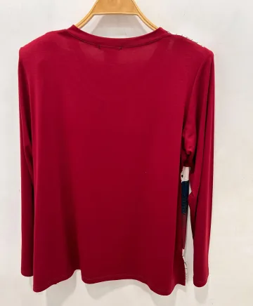 Camiseta granate Sol - Camisetas y Tops Tallas Grandes